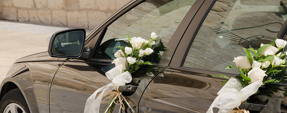Wedding chauffeur car hire in Bristol